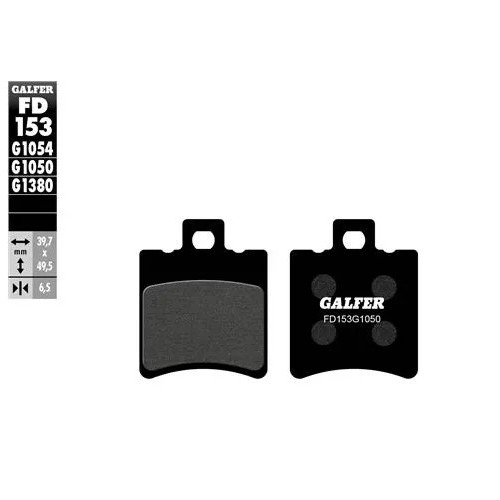 pastillas de freno moto galfer semi metal fd153g10