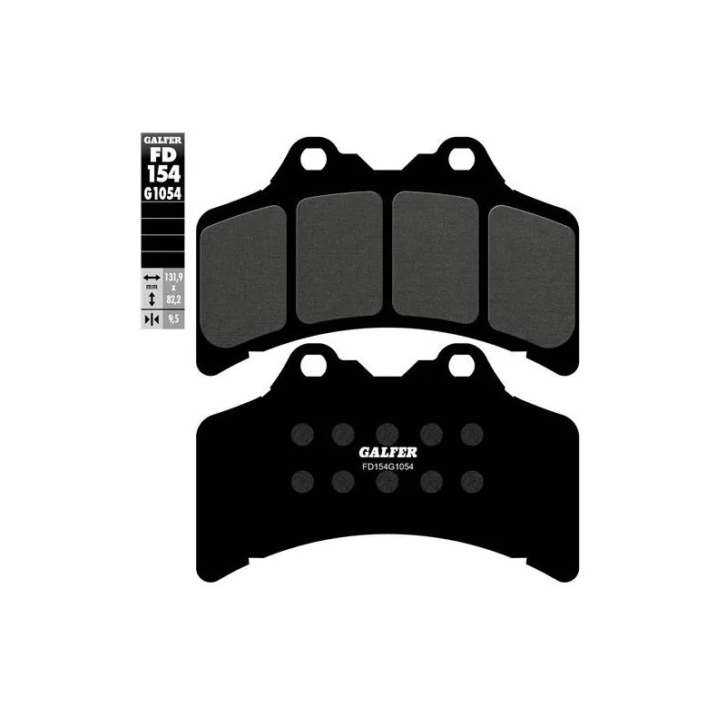 pastillas de freno moto galfer semi metal fd154g10