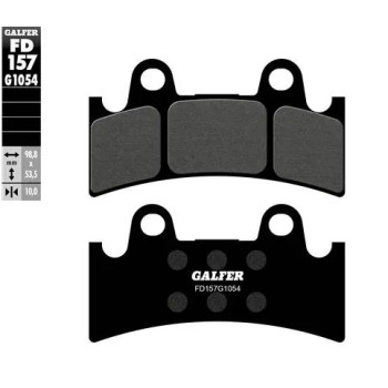 pastillas de freno moto galfer semi metal fd157g10