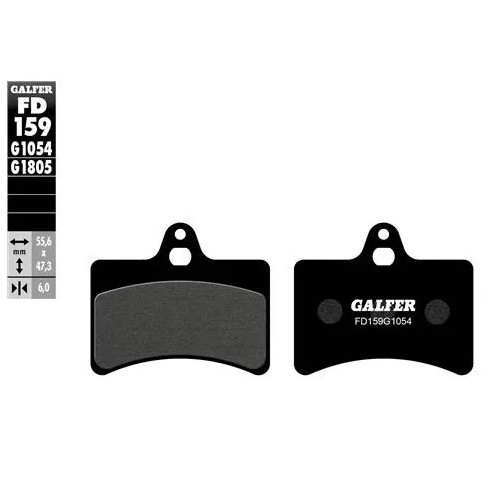 pastillas de freno moto galfer semi metal fd159g16
