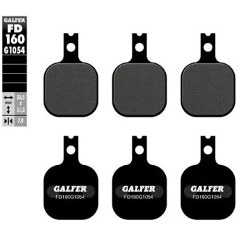 pastillas de freno moto galfer semi metal fd160g10
