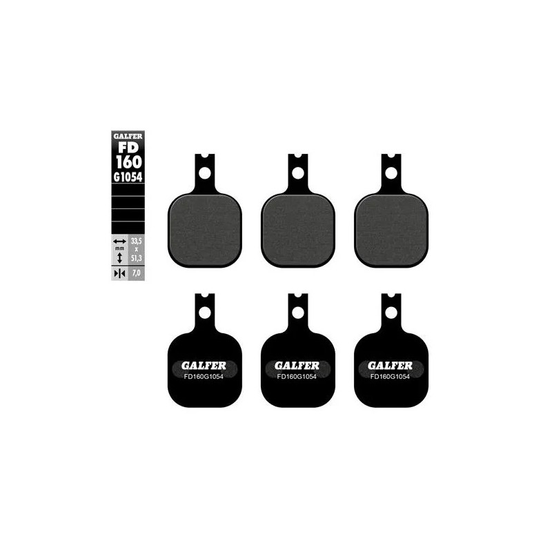 pastillas de freno moto galfer semi metal fd160g10