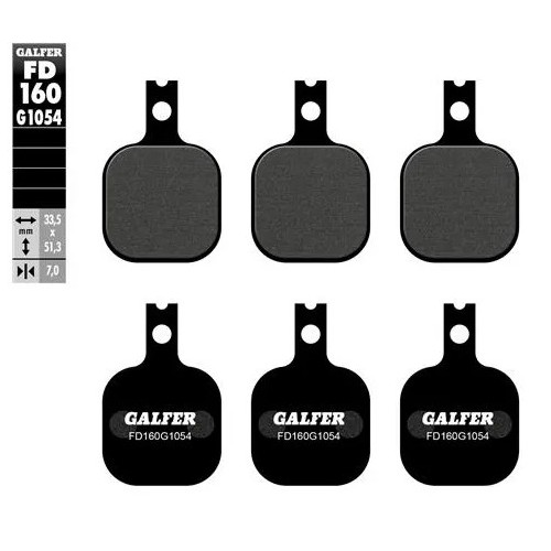 pastillas de freno moto galfer semi metal fd160g10