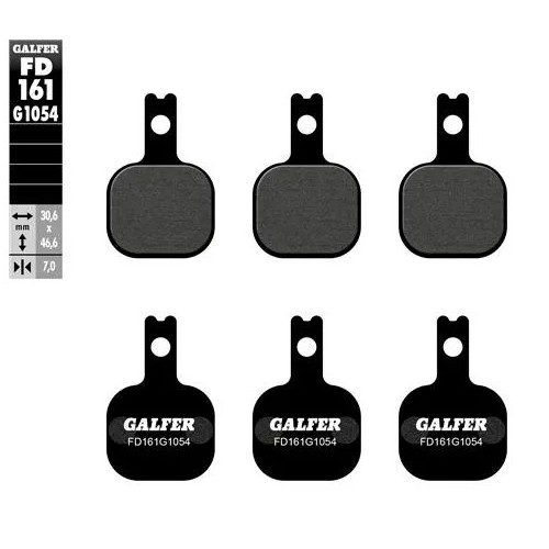 pastillas de freno moto galfer semi metal fd161g10