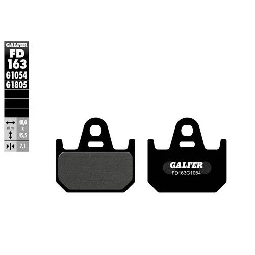 pastillas de freno moto galfer trial top fd163g180