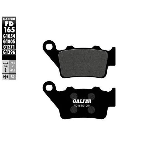 pastillas de freno moto galfer sinter street fd165g1371