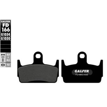 pastillas de freno moto galfer scooter fd166g1050
