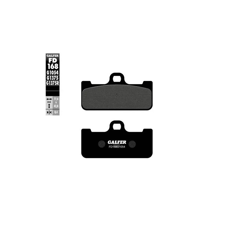 pastillas de freno moto galfer semi metal fd168g16