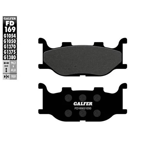 pastillas de freno moto galfer scooter fd169g1050