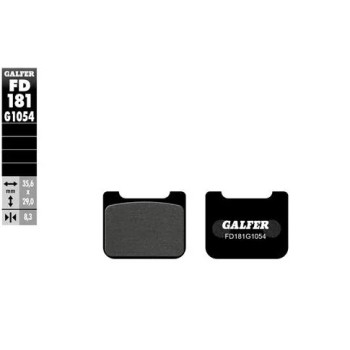 pastillas de freno moto galfer semi metal fd181g10