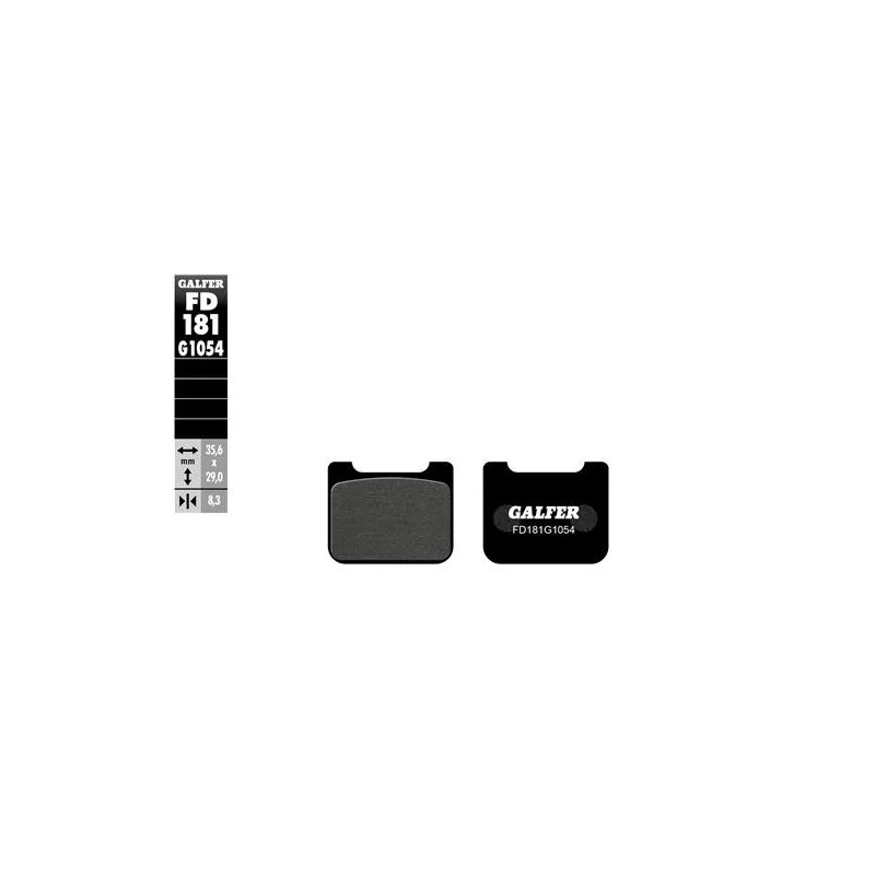 pastillas de freno moto galfer semi metal fd181g10