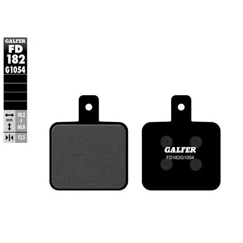 pastillas de freno moto galfer semi metal fd182g10