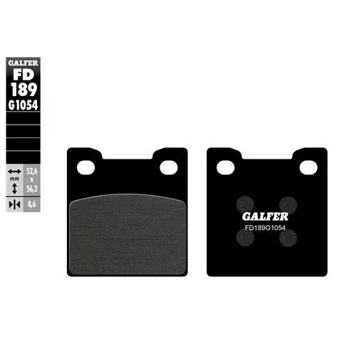 pastillas de freno moto galfer semi metal fd189g16