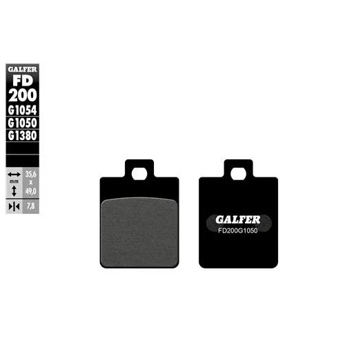 pastillas de freno moto galfer scooter fd200g1050