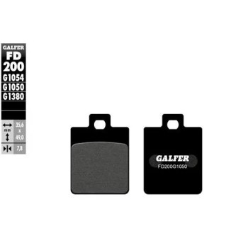 pastillas de freno moto galfer semi metal fd200g10