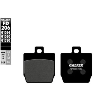 pastillas de freno moto galfer scooter fd206g1380