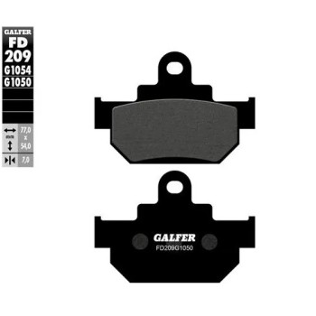 pastillas de freno moto galfer semi metal fd210g10