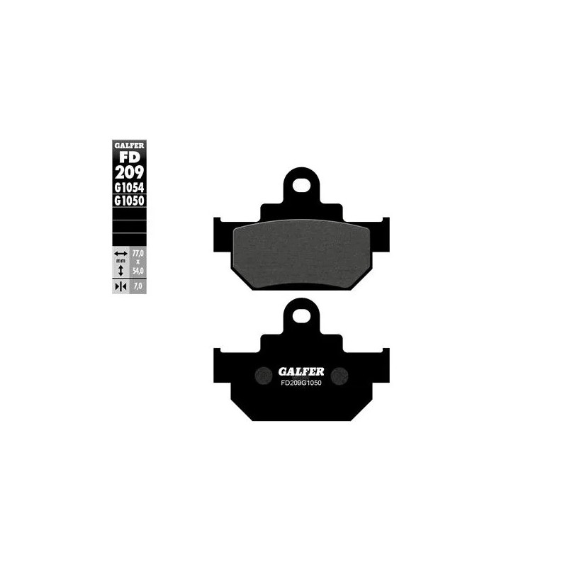 pastillas de freno moto galfer semi metal fd210g16