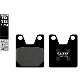 pastillas de freno moto galfer semi metal fd218g10