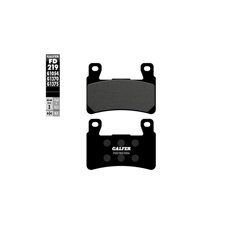 pastillas de freno moto galfer semi metal fd219g10