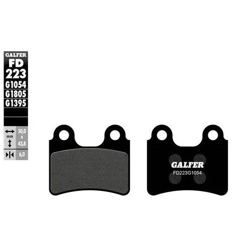 pastillas de freno moto galfer trial top delantera