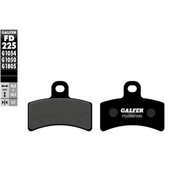 pastillas de freno moto galfer semi metal fd225g10