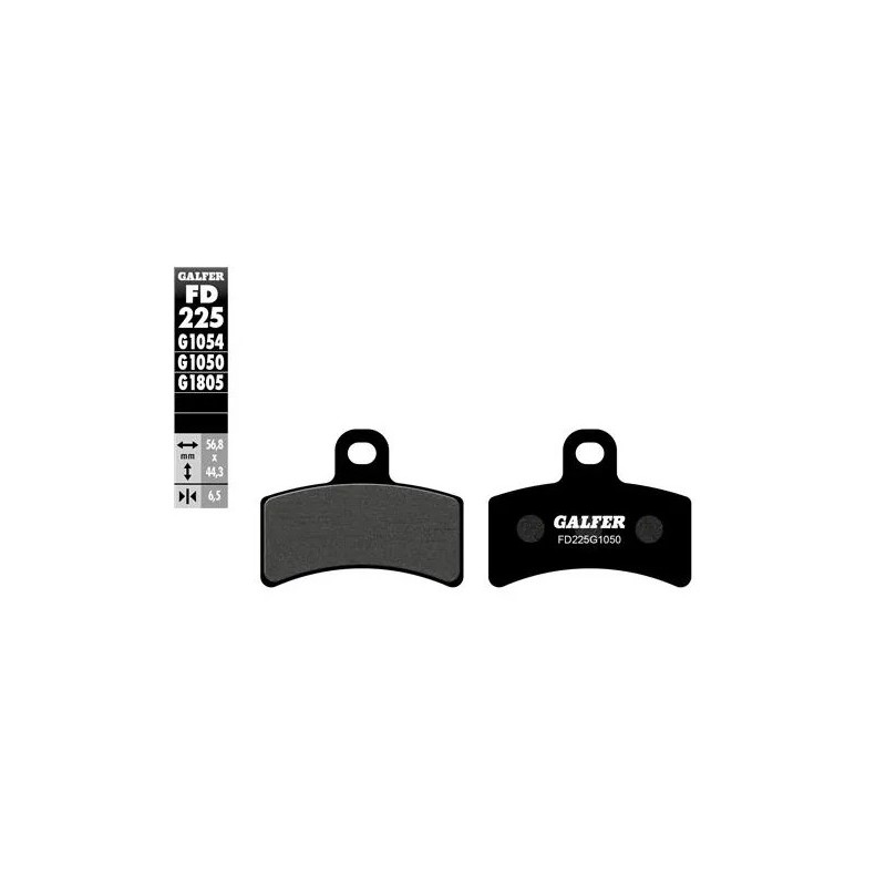pastillas de freno moto galfer semi metal fd225g16