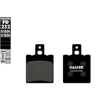 pastillas de freno moto galfer semi metal fd232g16