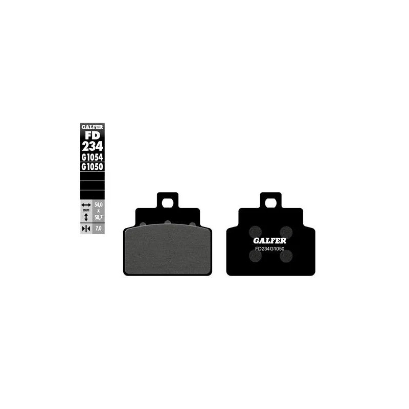 pastillas de freno moto galfer sinter street fd235