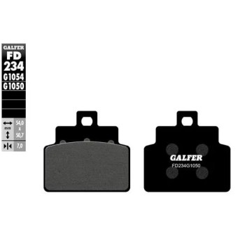 pastillas de freno moto galder sinter sport fd235g