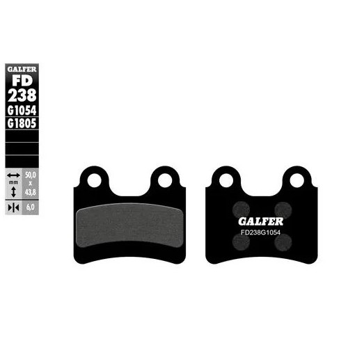 pastillas de freno moto galfer trial top fd238g180