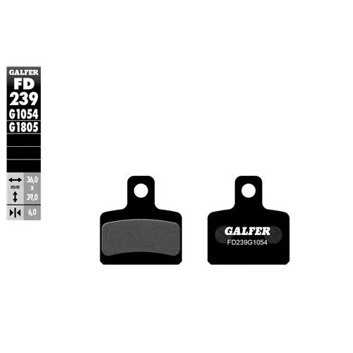 pastillas de freno moto galfer semi metal fd239g10
