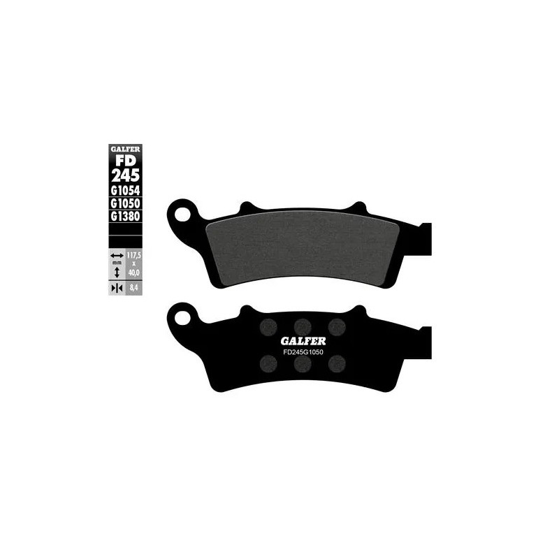 pastillas de freno moto galfer semi metal fd245g16