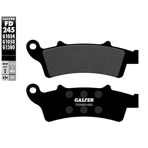 pastillas de freno moto galfer semi metal fd245g16