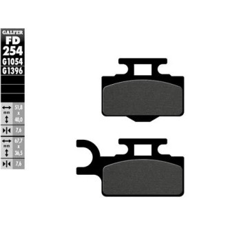 pastillas de freno moto galfer sinter offroad fd25