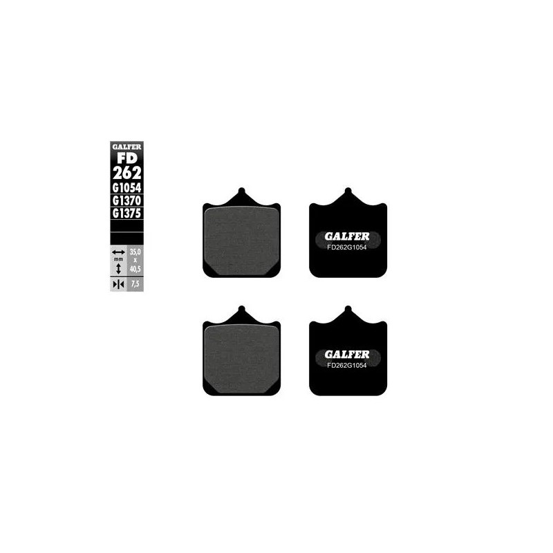 pastillas de freno moto galfer semi metal fd262g16