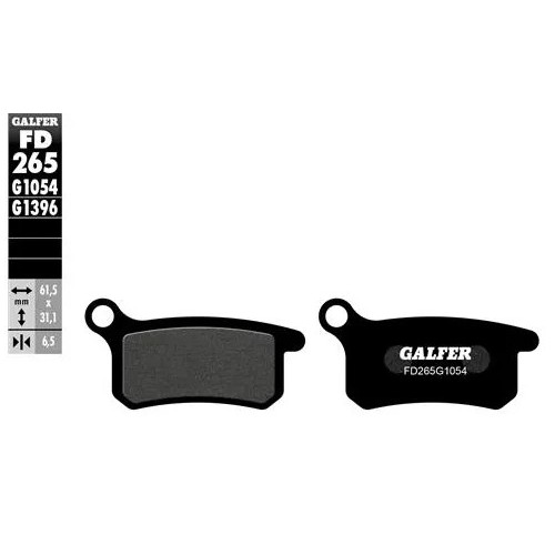 pastillas de freno moto galfer semi metal fd265g10