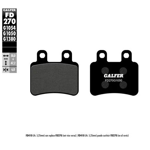 pastillas de freno moto galfer scooter fd270g1380