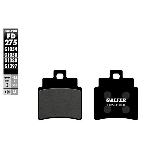 pastillas de freno moto galfer scooter fd275g1380