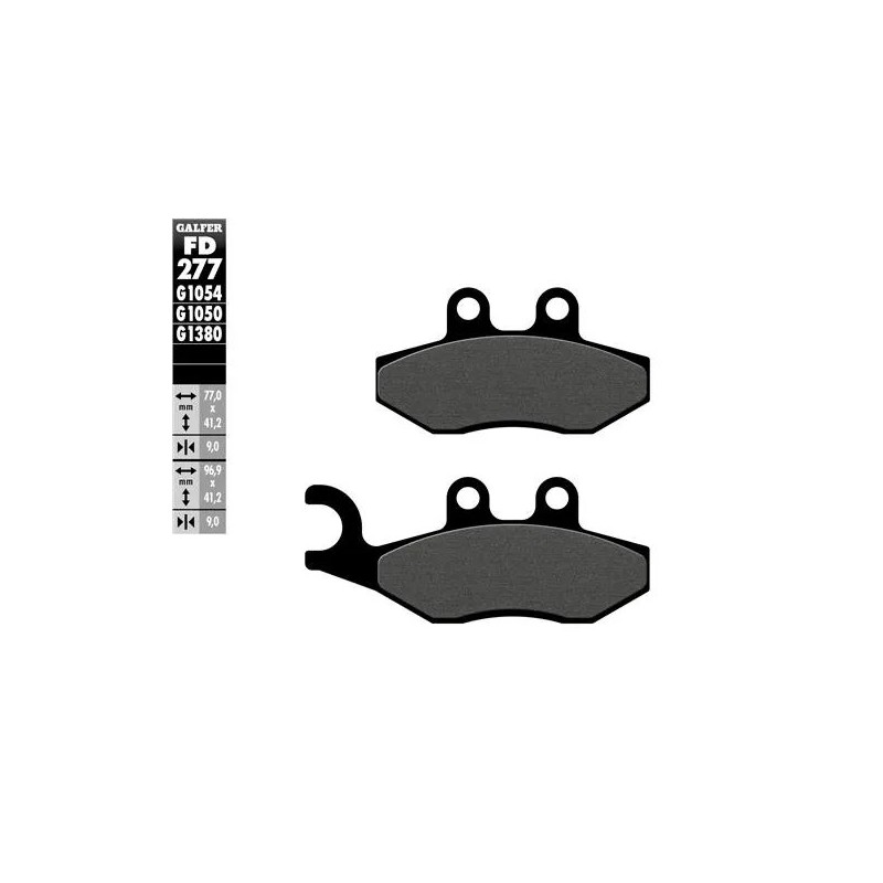 pastillas de freno moto galfer semi metal fd277g10