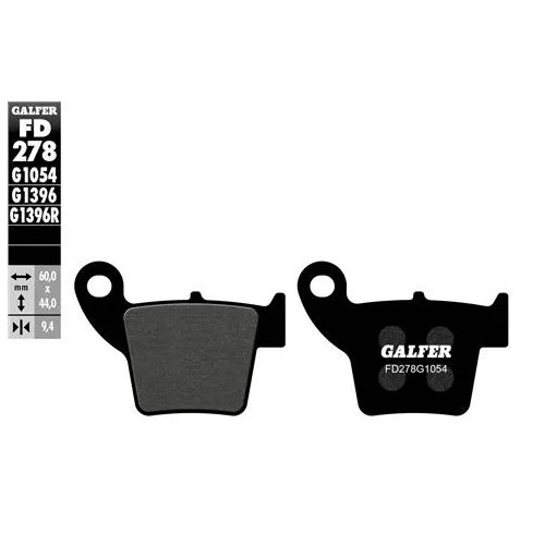 pastillas de freno moto galfer semi metal fd278g10