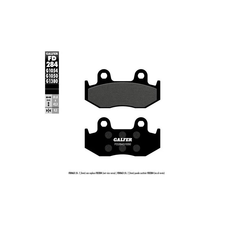 pastillas de freno moto galfer scooter fd284g1380