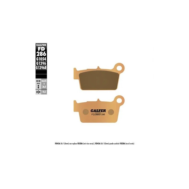 pastillas de freno moto galfer sinter offroad fd28