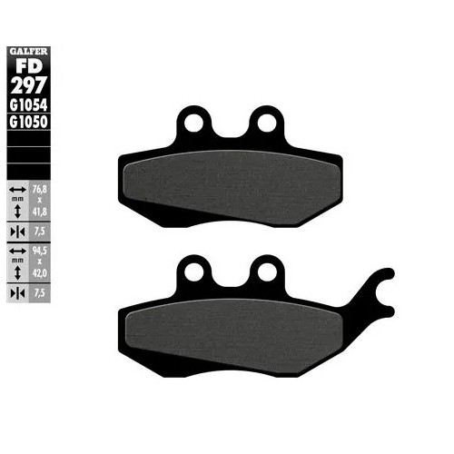 pastillas de freno moto galfer scooter fd297g1050