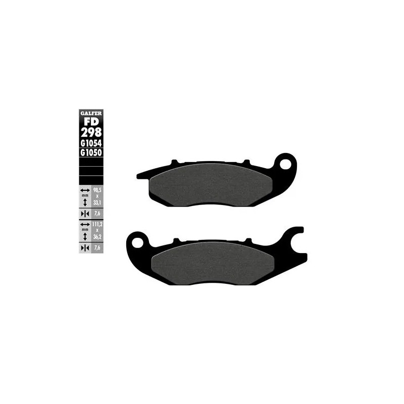 pastillas de freno moto galfer semi metal fd298g10