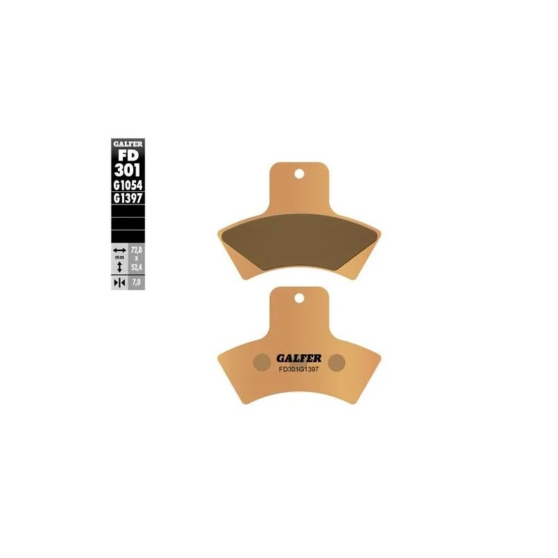 pastillas de freno moto galfer sinter quad fd301g1