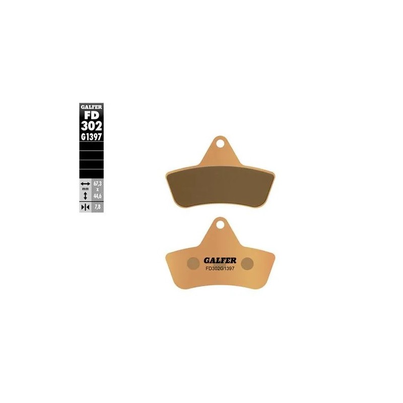 pastillas de freno moto galfer sinter quad fd302g1