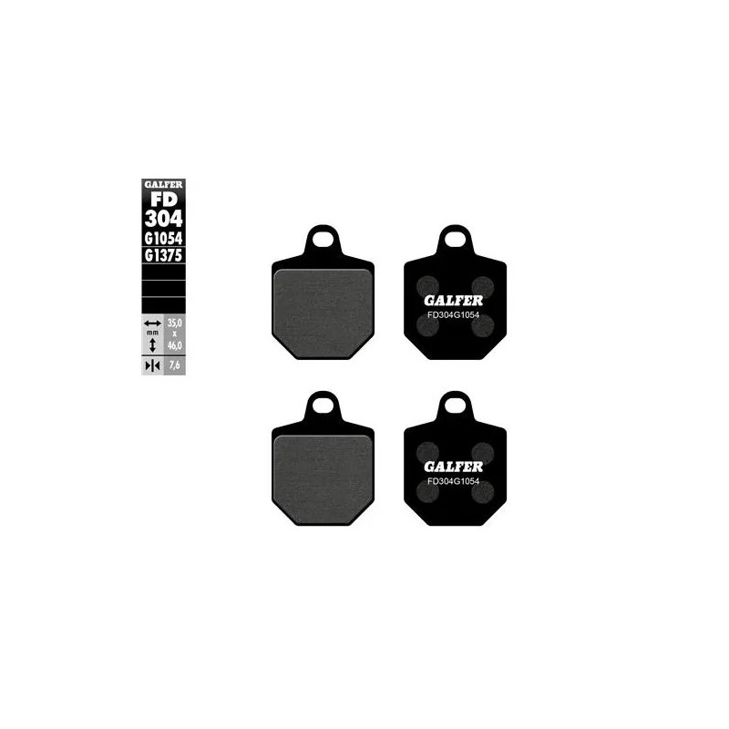 pastillas de freno moto galder sinter sport fd304g