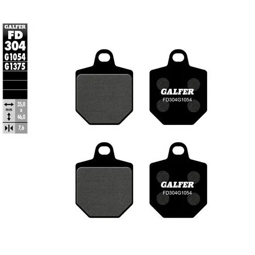 pastillas de freno moto galder sinter sport fd304g