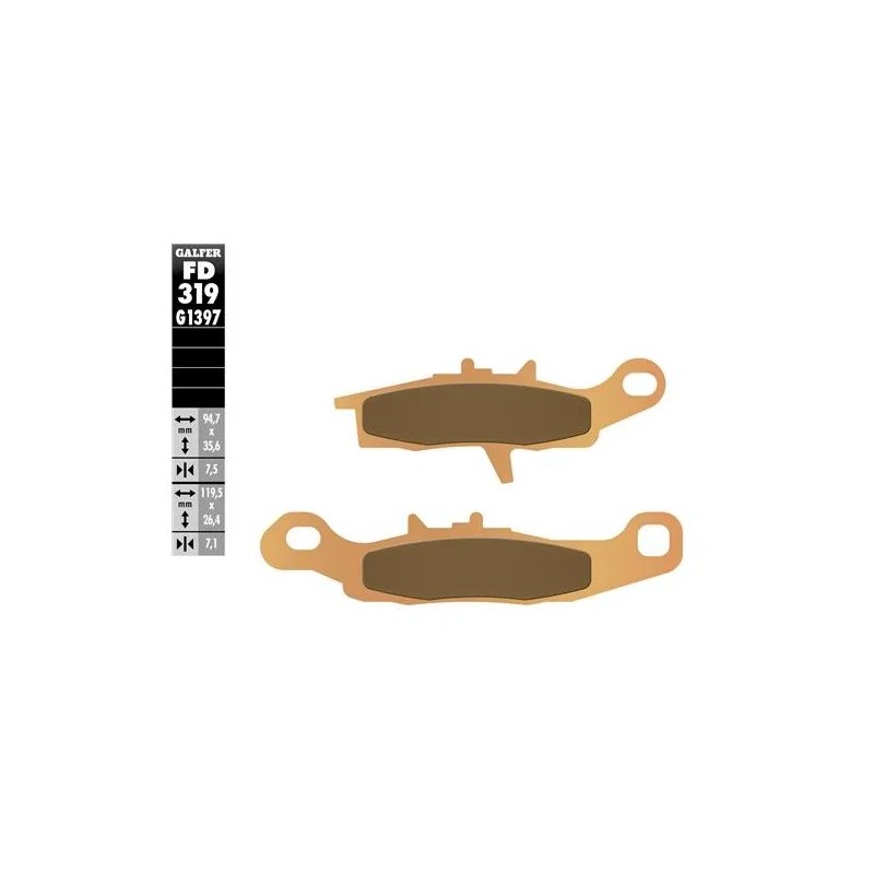 pastillas de freno moto galfer sinter quad fd319g1